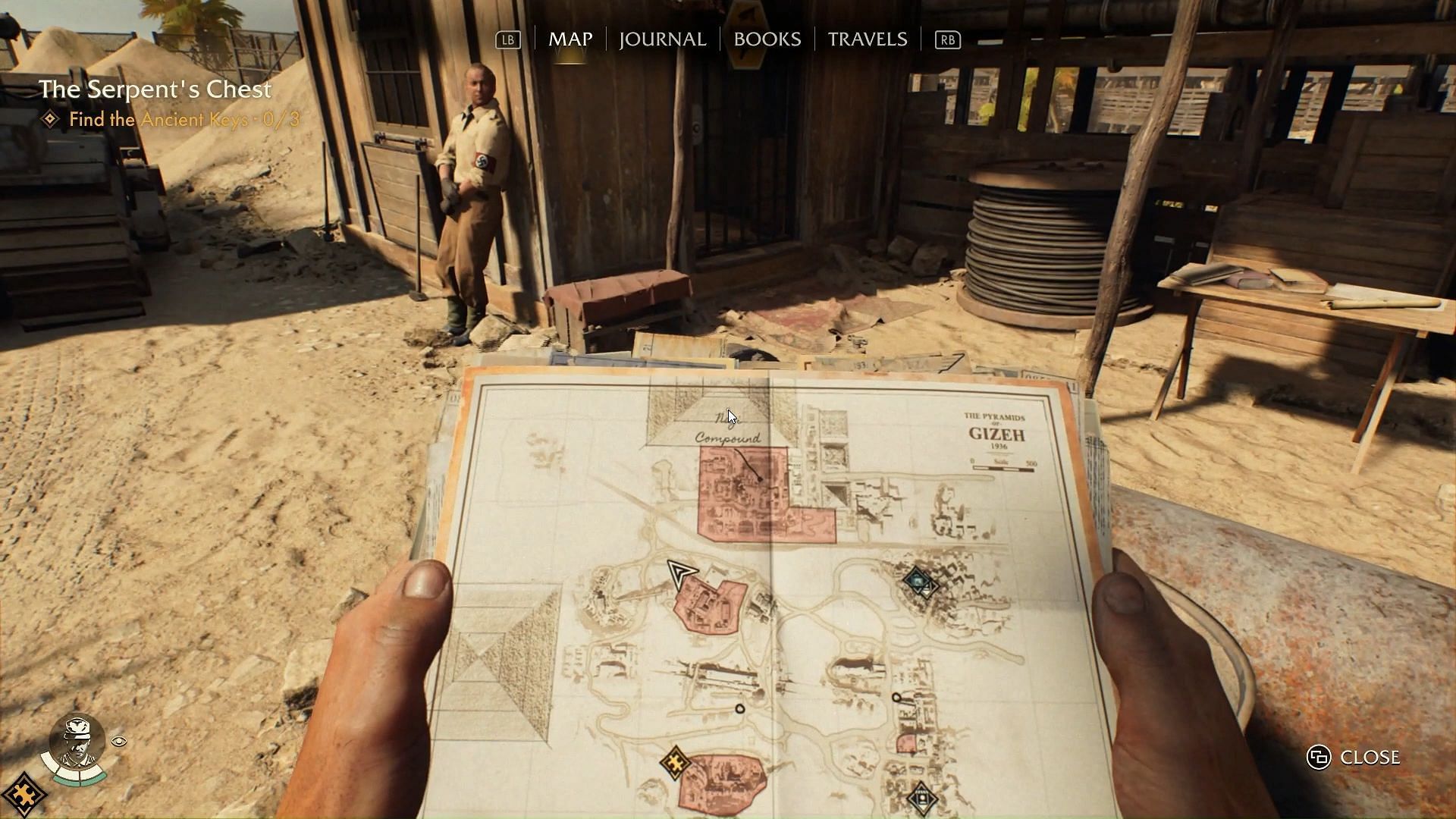 The map location of the chest (Image via Bethesda Softworks)