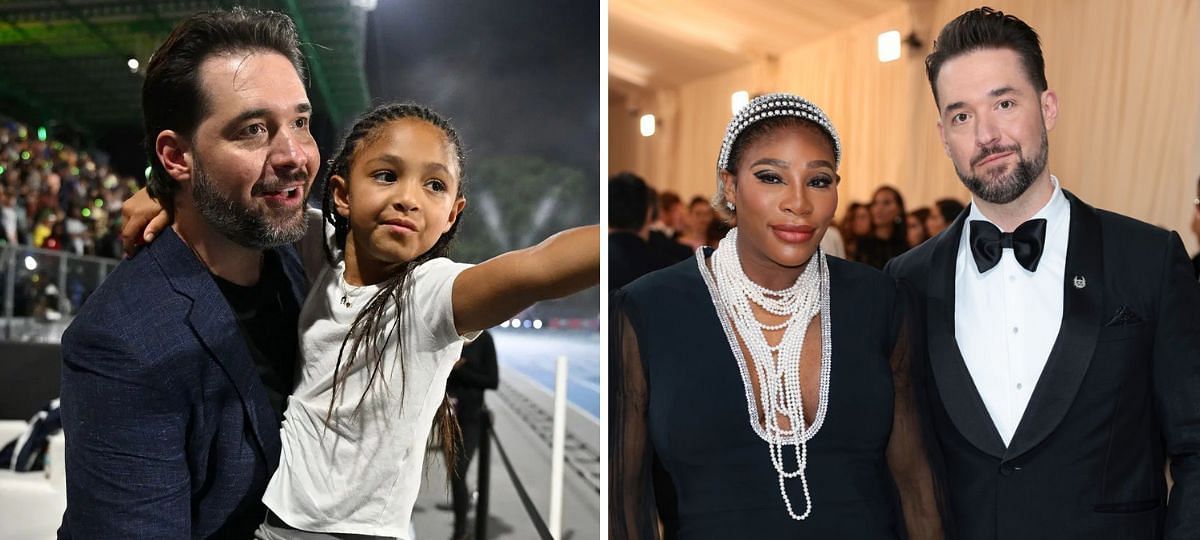 Alexis Ohanian, Olympia, and Serena Williams [Image source: Getty]