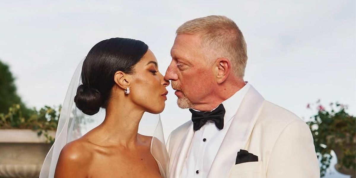 Newlyweds, Lilian Monteiro (L) and Boris Becker | Image via Instagram@borisbeckerofficial