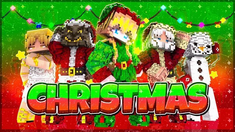 This one features some of the most popular characters in Christmas lore (Image via Mojang Studios/Builders Horizon )