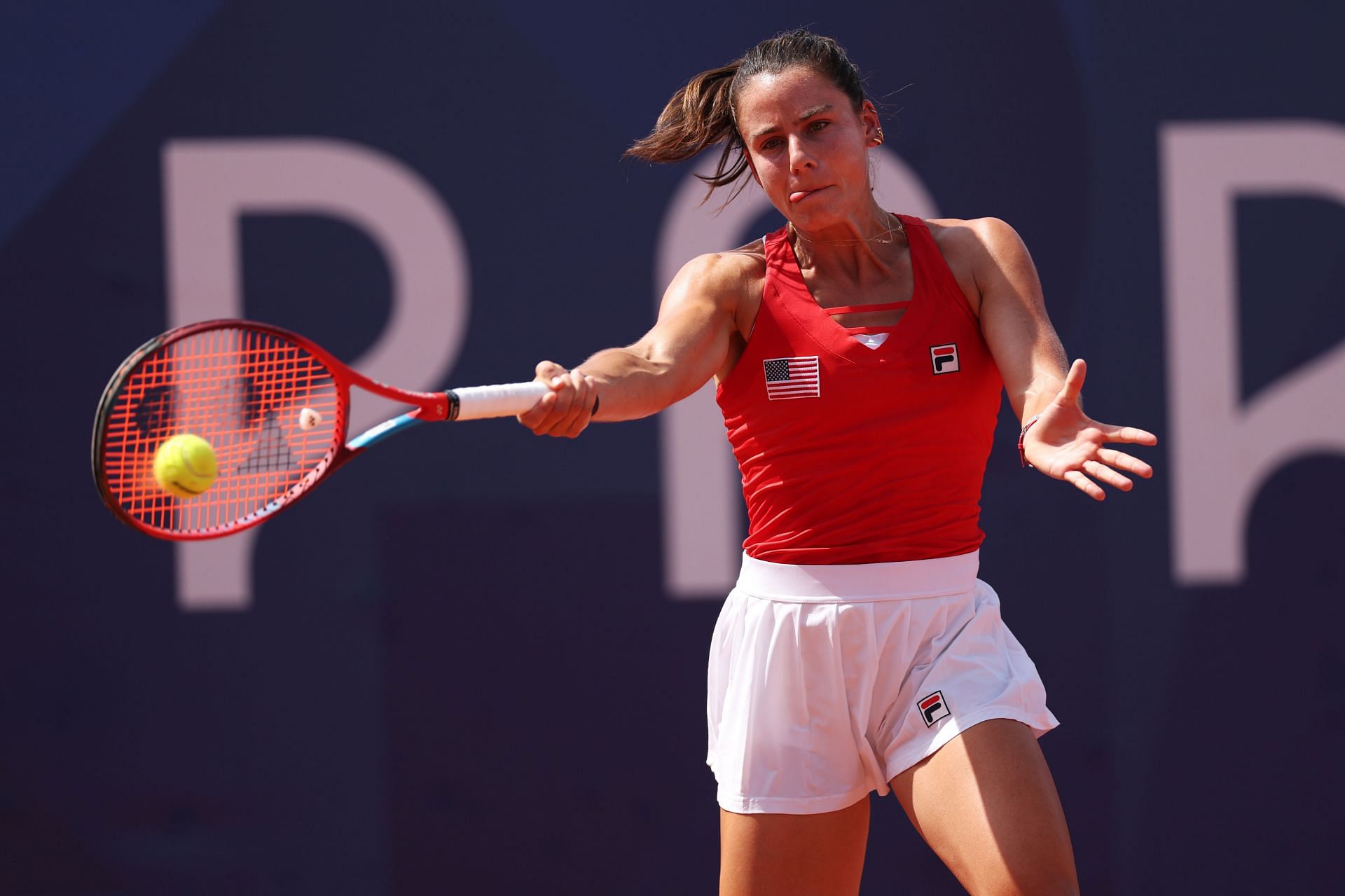 Emma Navarro at the Paris Olympics 2024 (Photo: Getty)