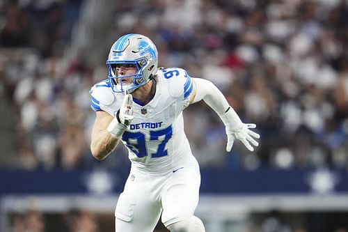 Aidan Hutchinson during Detroit Lions v Dallas Cowboys - Source: Getty