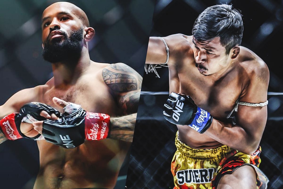 Demetrious Johnson (Left) credits Superlek (Right)