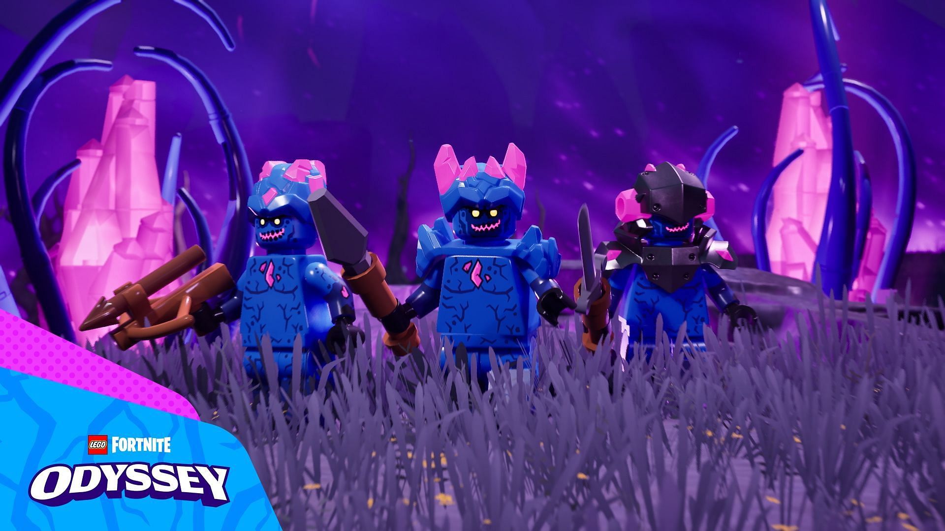 Storm King&rsquo;s Acolytes in LEGO Fortnite Odyssey (Image via Epic Games)