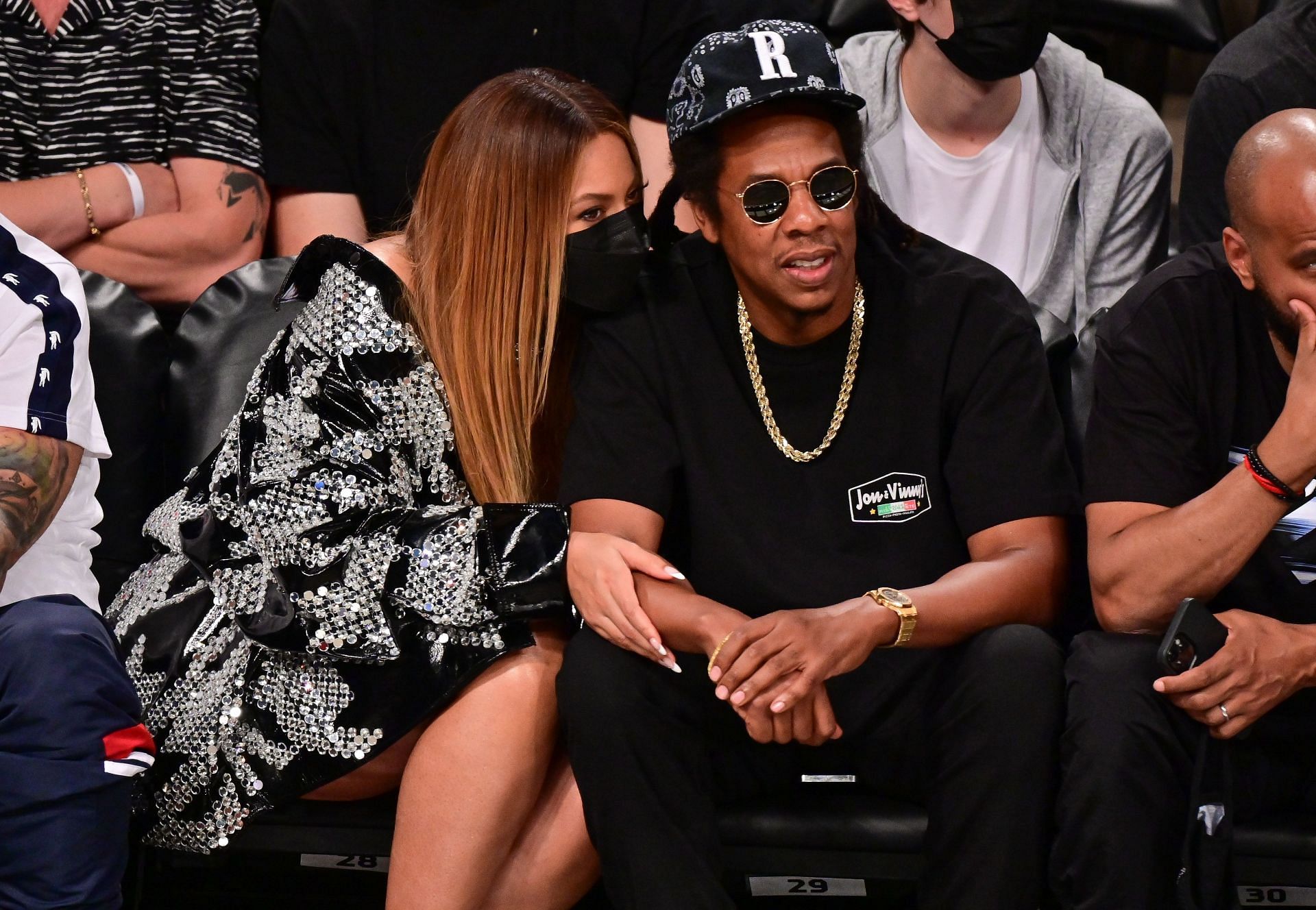 Celebrities Attend Brooklyn Nets v Milwaukee Bucks Game - Source: Getty