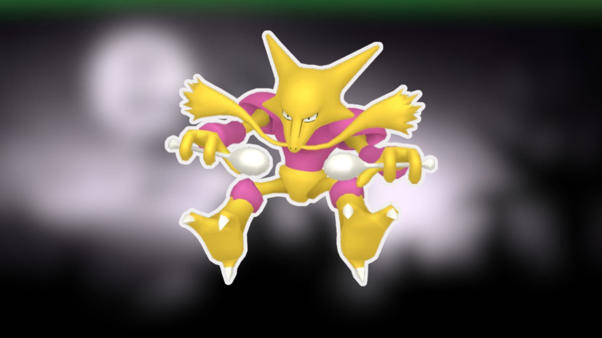 Shiny Alakazam is a rare find (Image via The Pokemon Company)