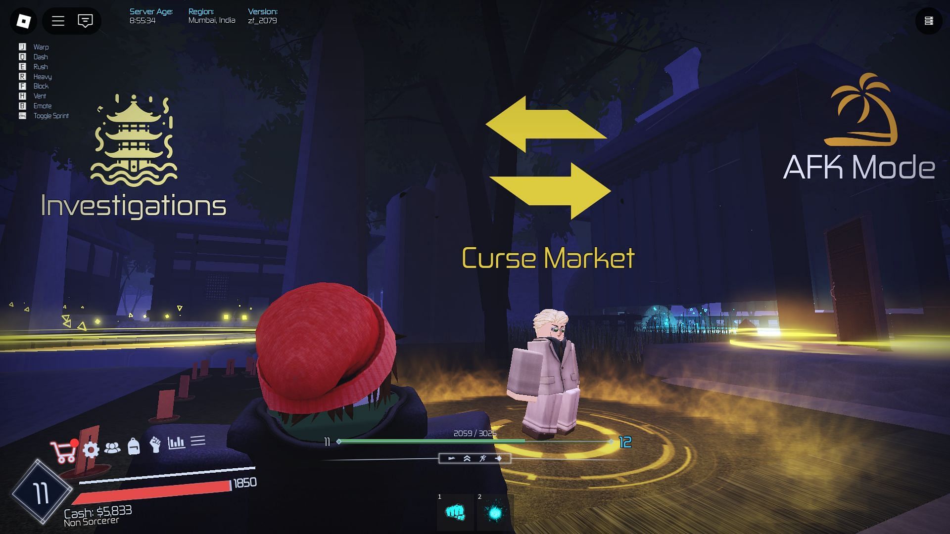 The Curse Market NPC (Image via Roblox)