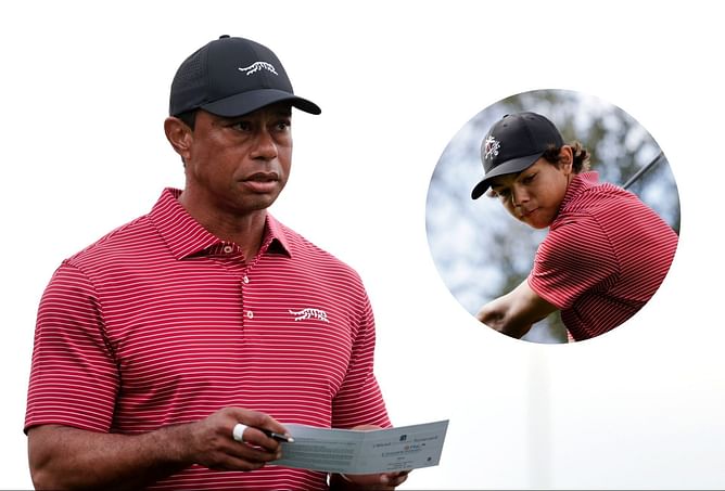 Tiger Woods says ‘most forget’ his son Charlie is ‘only 15 years old’