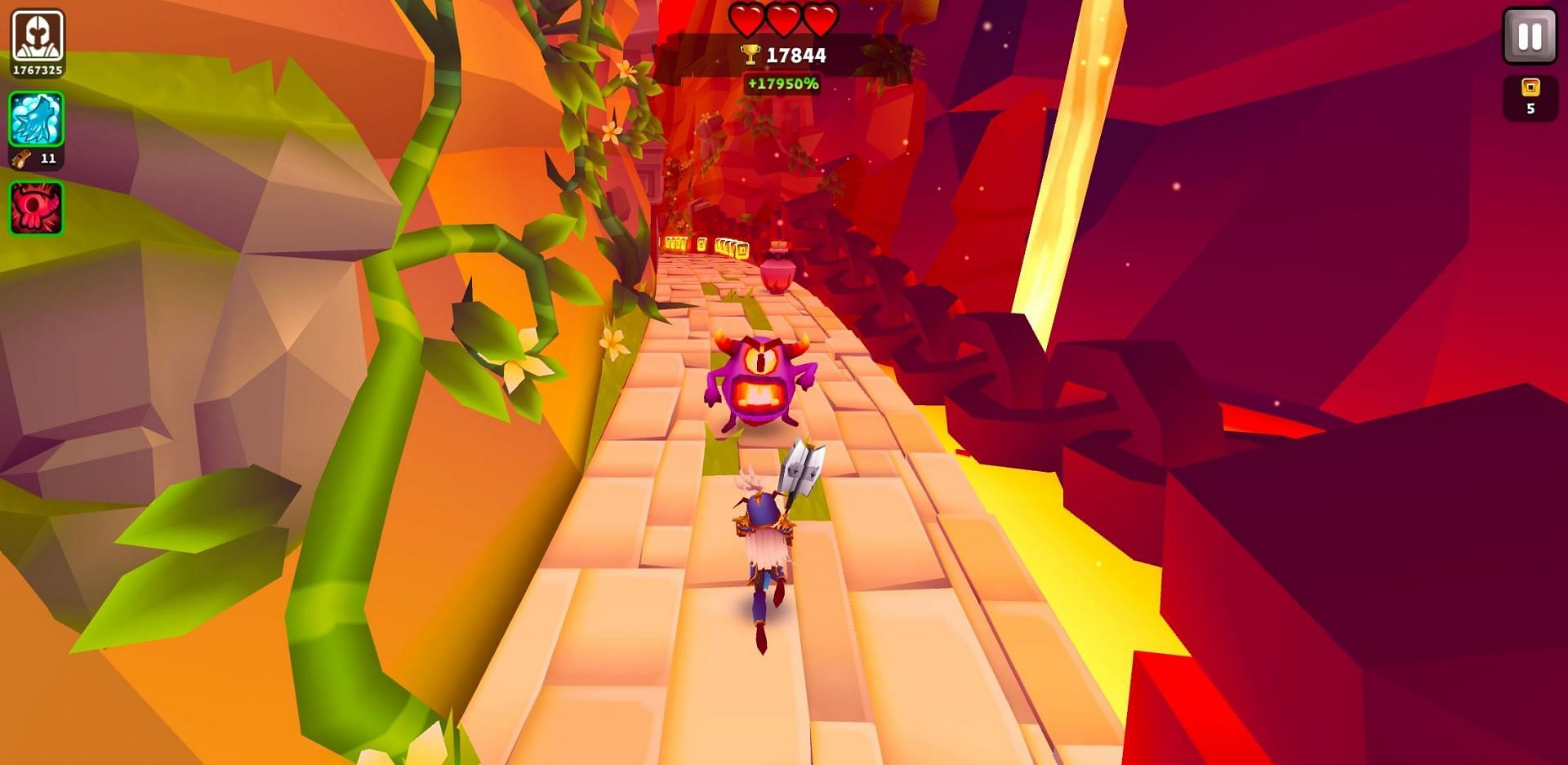 Blades of Brim is a fast-paced endless runner (Image via SYBO Games)