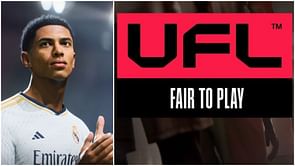 EA FC 25 vs UFL: Jude Bellingham player rating and stats comparison