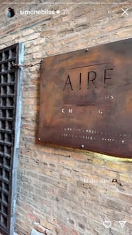 Screenshot of Simone Biles' Instagram Story/ Source: Instagram/ @simonebiles