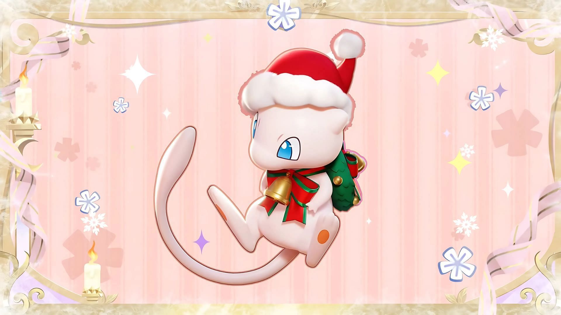 Holiday Style: Mew (Image via The Pokemon Company)