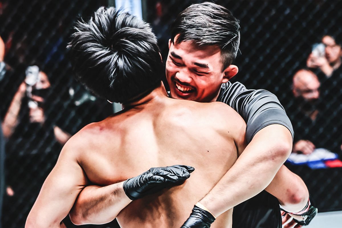 Christian Lee passes on knowledge to his younger sibling