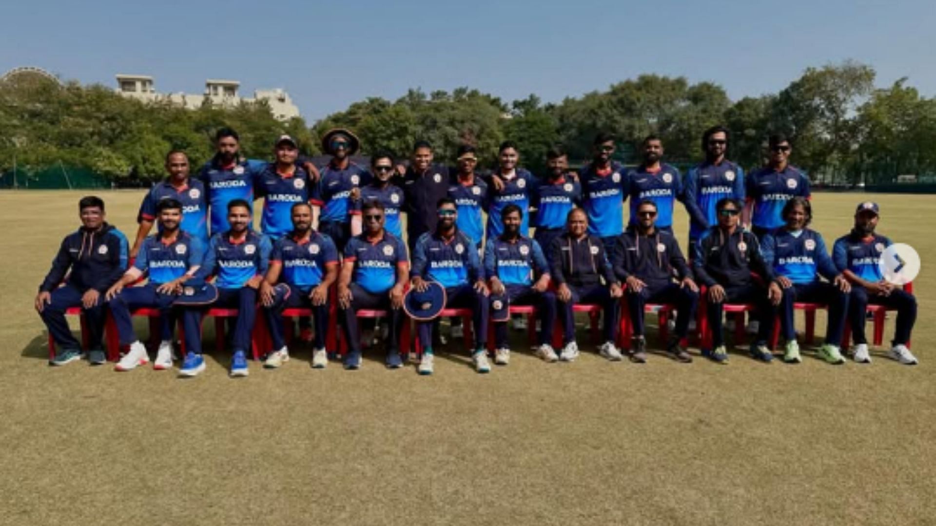 Baroda ended up scoring 349 in a SMAT game against Sikkim