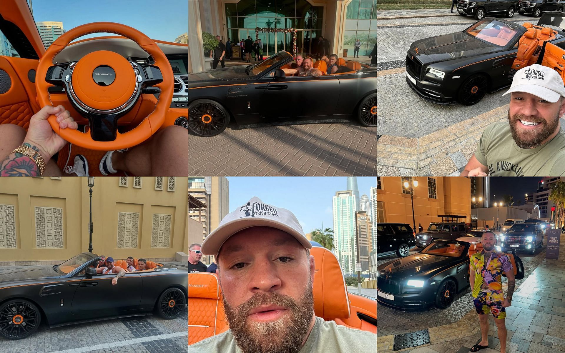 Photo collage of Conor McGregor&#039;s latest Instagram post