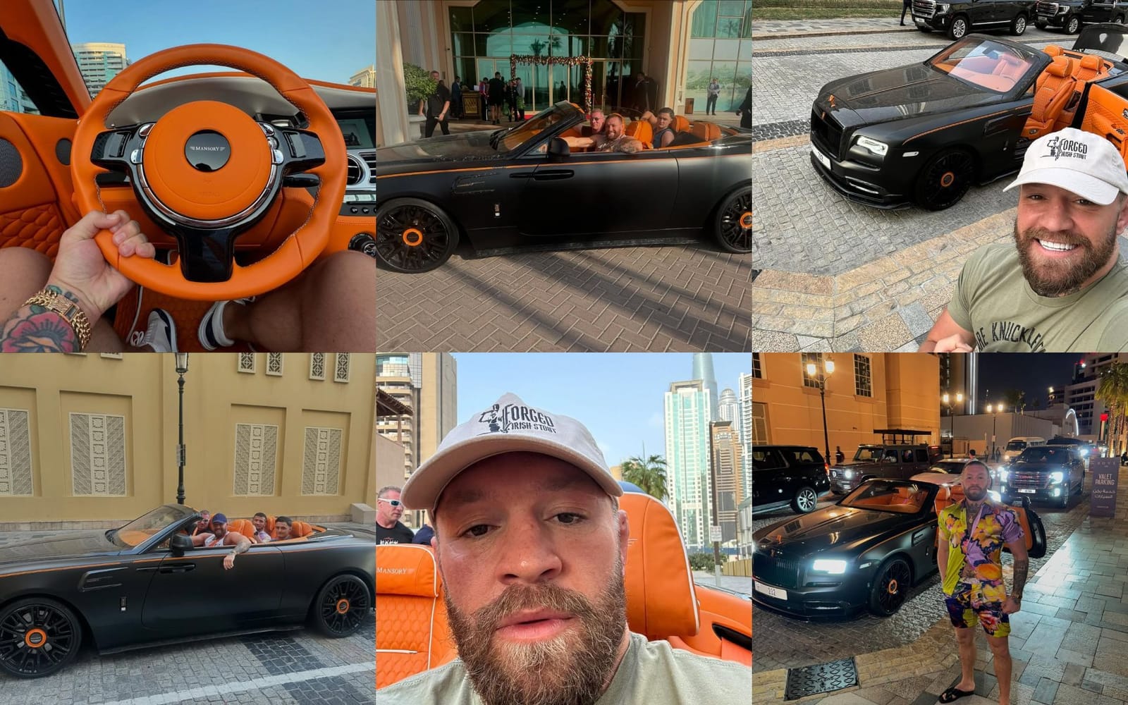 conor mcgregor: Photos: Conor McGregor poses with Mansory Rolls-Royce ...