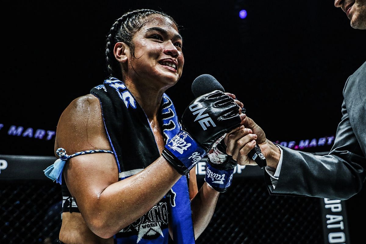 Jackie Buntan reveals her most vocal fan during her fights. [Photo from ONE Championship]