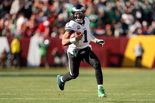 Jalen Hurts during Philadelphia Eagles v Washington Commanders - Source: Getty