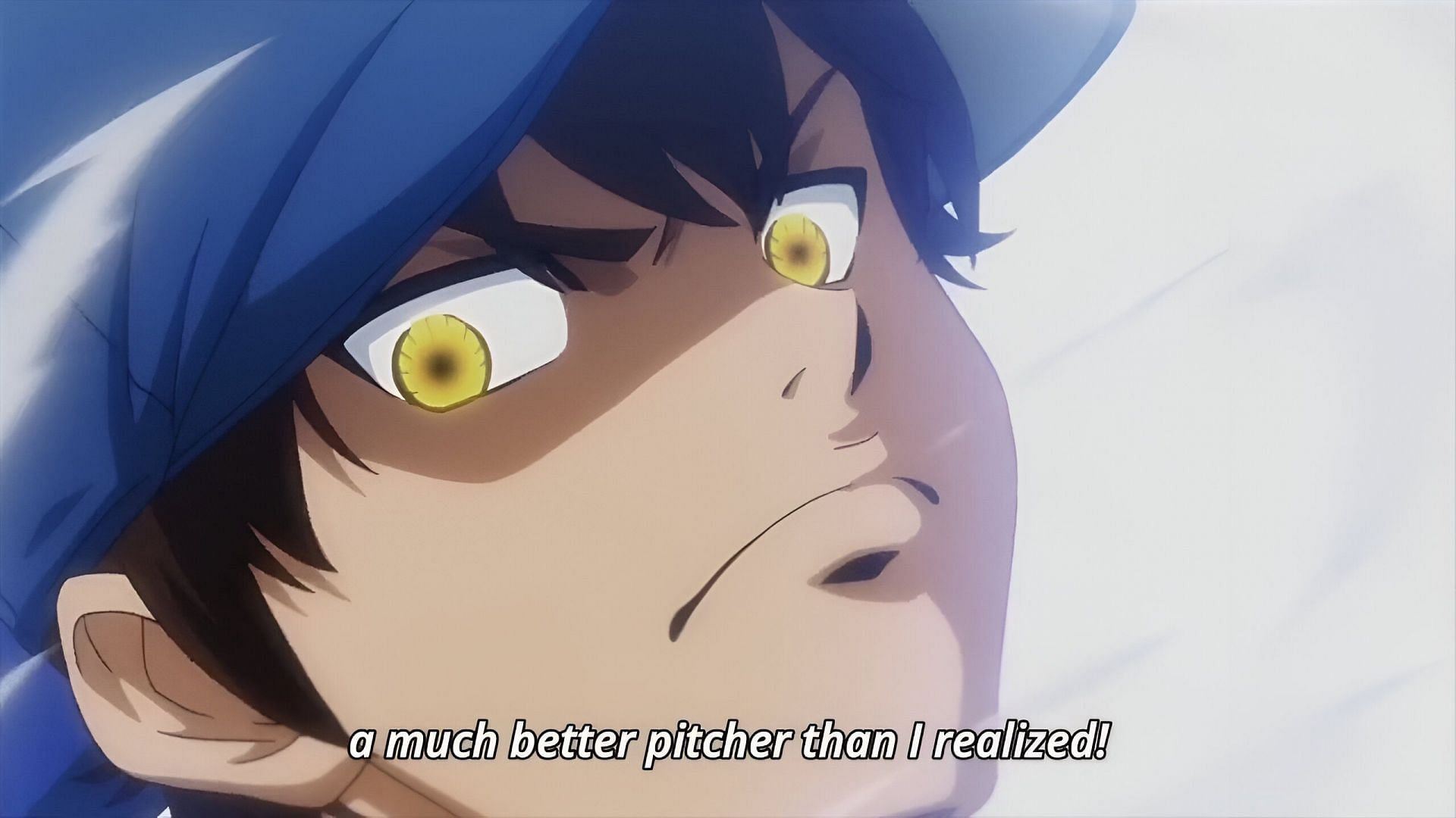 Eijun Sawamura as seen in the anime (Image via Production I.G and Madhouse)