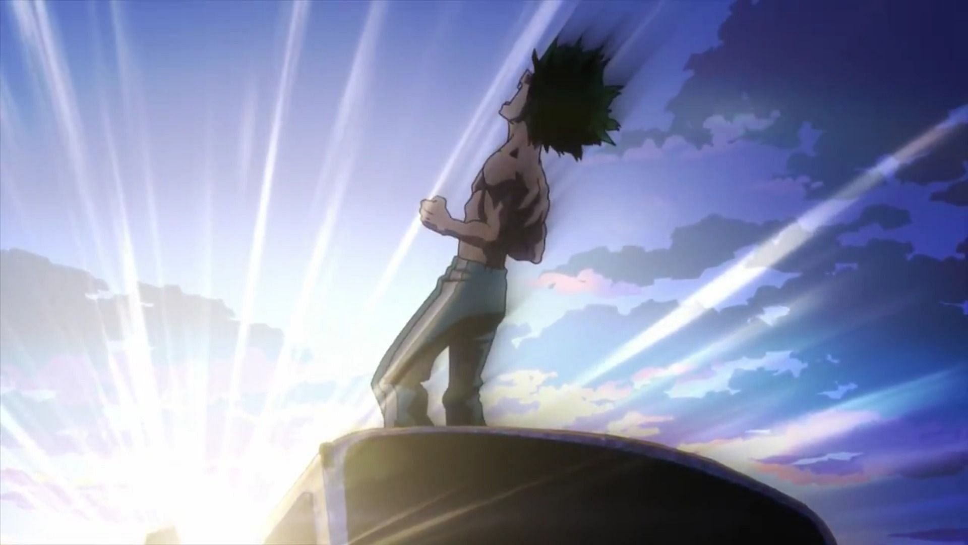 Deku as seen in My Hero Academia (Image via BONES)