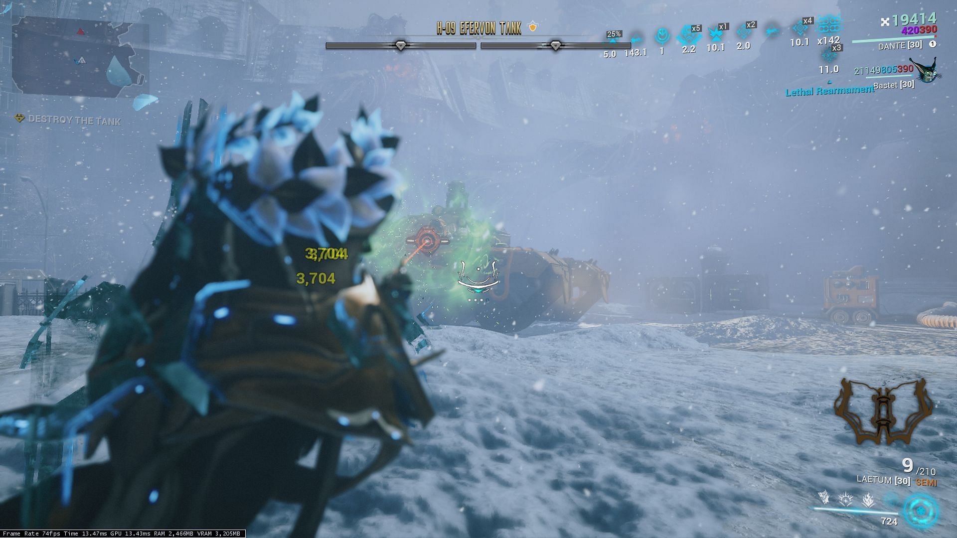 H-09 Efervon using its turret to attack (Image via Digital Extremes)