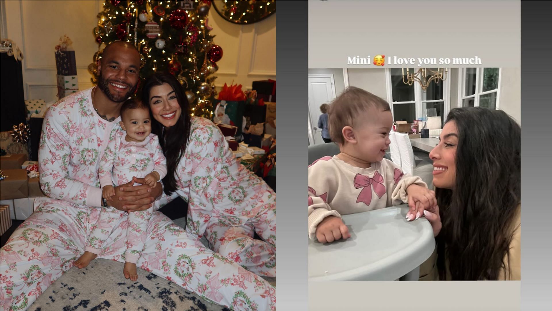 Dak Prescott, fiancee Sarah Jane share adorable exchange with daughter MJ Rose as 2024 draws to an end 