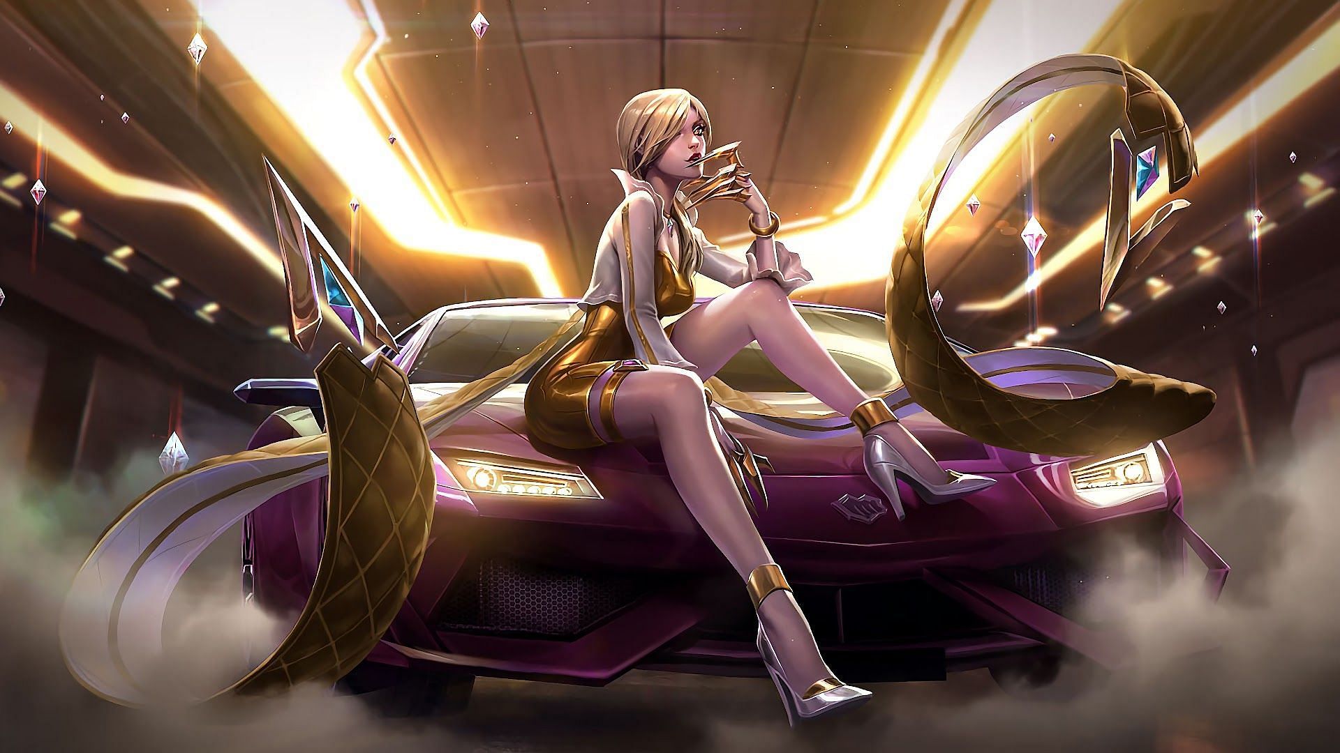 Prestige K/DA Evelynn in League of Legends (Image via Riot Games)