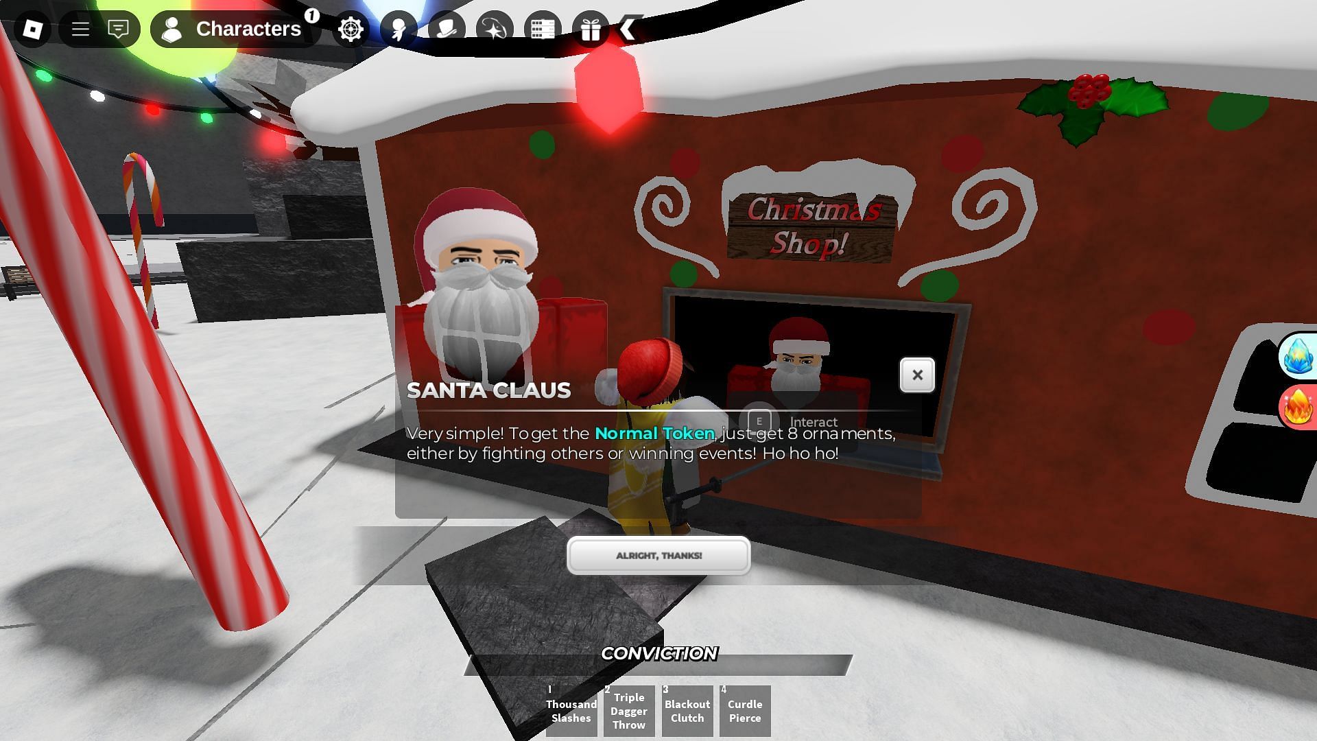 The regular Token quest (Image via Roblox)