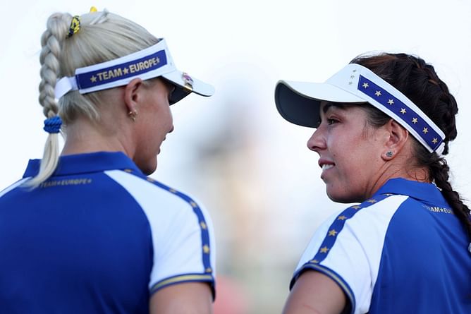 Charley Hull has a night out with “beautiful” fellow LPGA pro