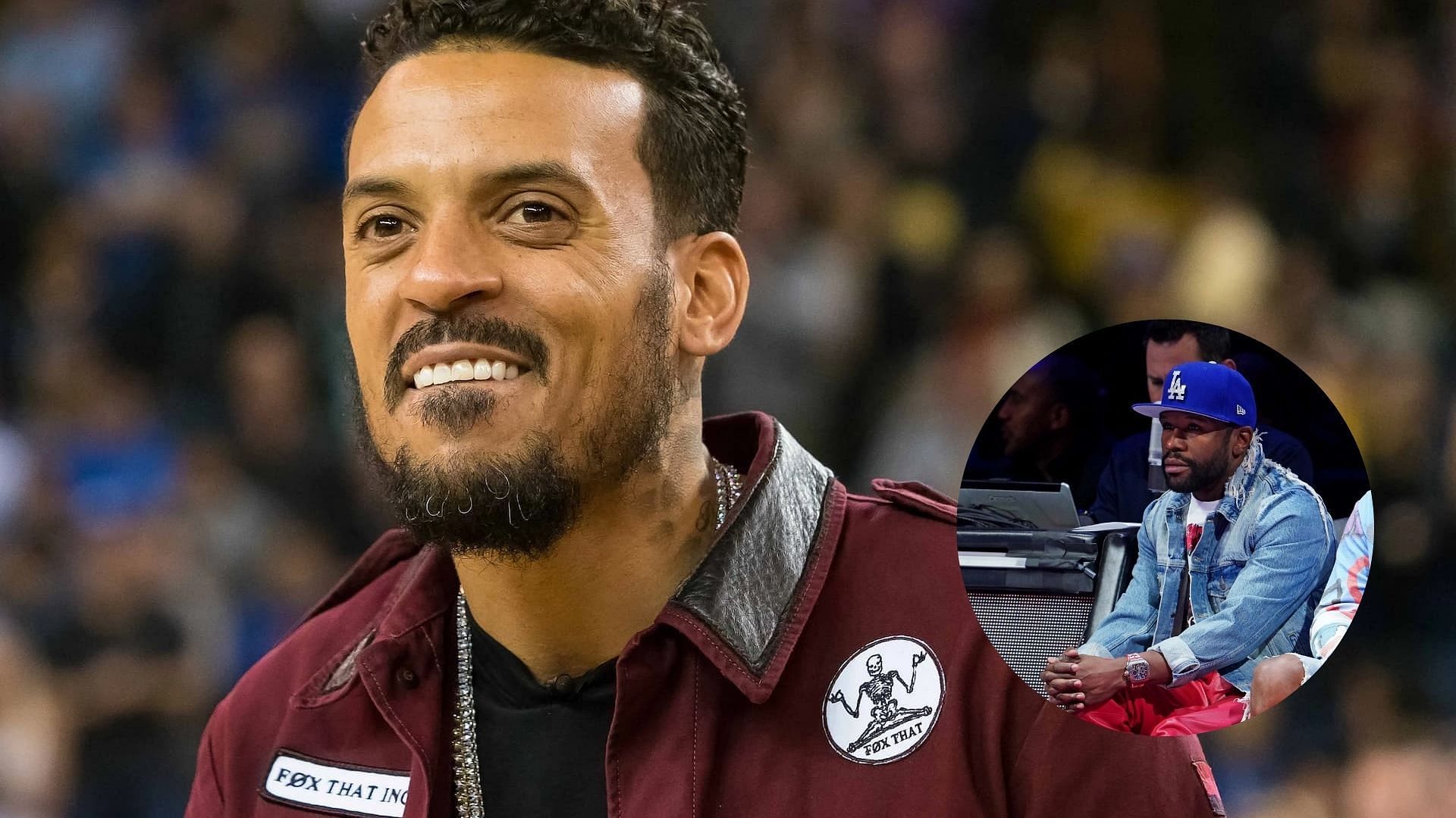 Matt Barnes reacts to Floyd Mayweather Jr.