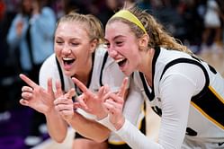"THIS IS SO CUTE": Iowa's Sydney Affolter reacts to teammate Lucy Olsen's heartfelt reunion with BF Grayson Herr