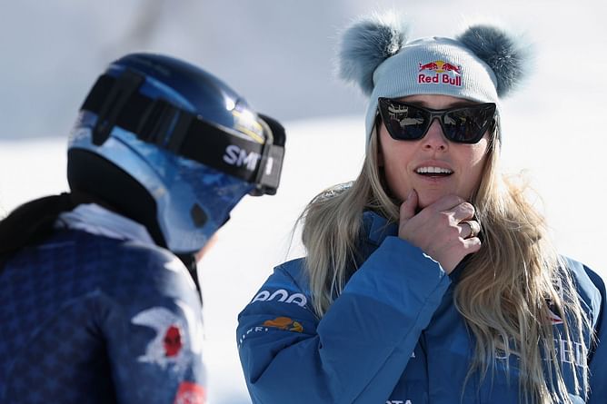 "It's a little awkward"- Lindsey Vonn opens up on skiing on a World Cup course as she continues her comeback to the slopes in nearly six years