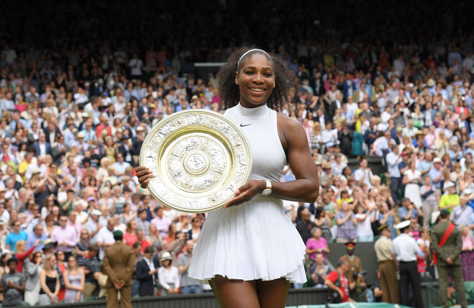 Serena Williams at Wimbledon 2016. (Photo: Getty)