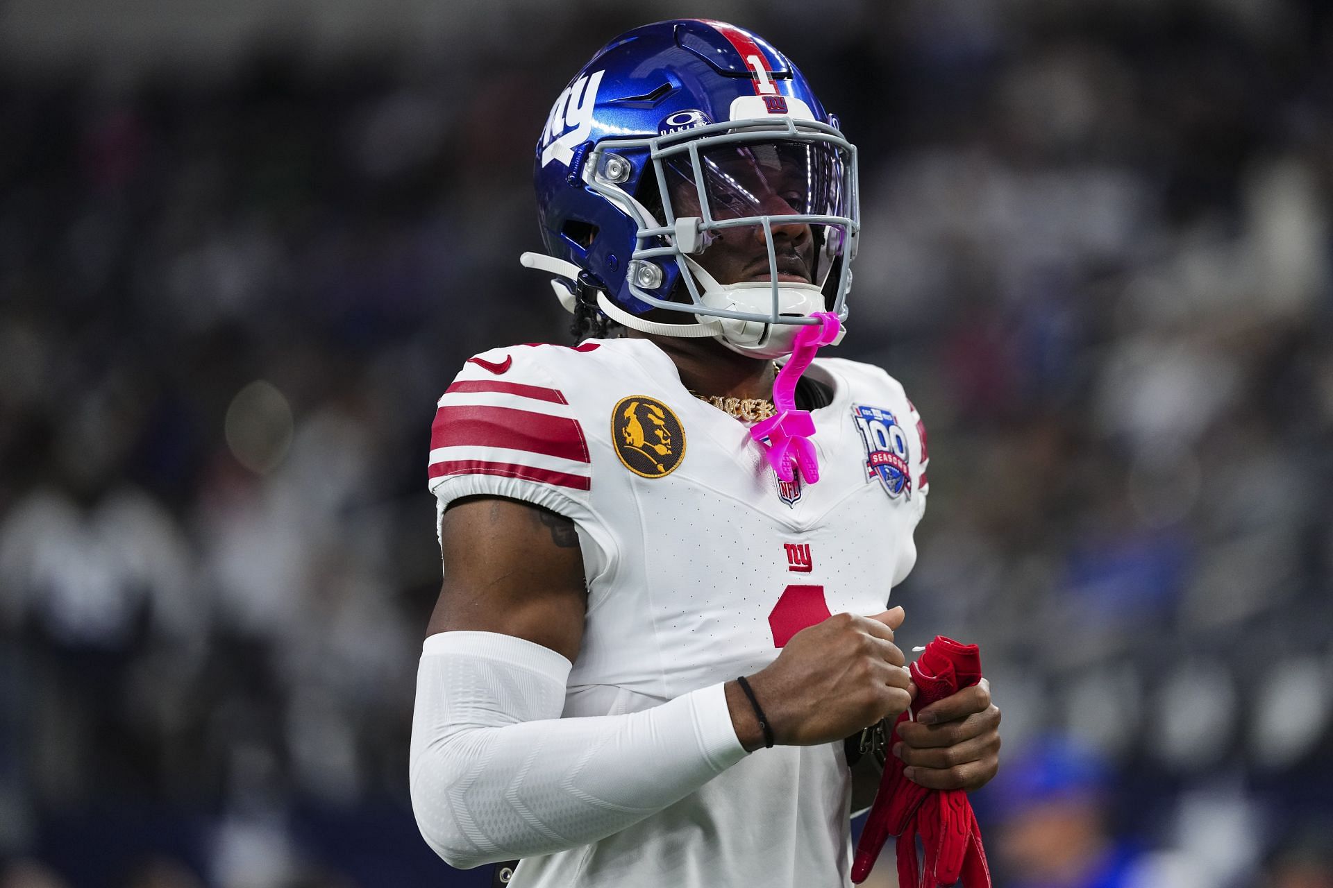 Malik Nabers during New York Giants vs Dallas Cowboys - Source: Getty