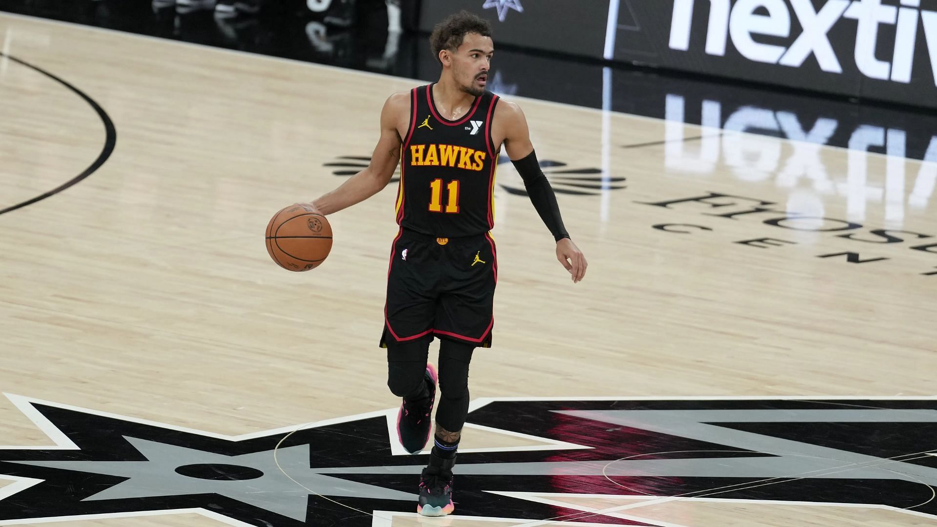 Is Trae Young playing tonight against the Spurs? (Photo: IMAGN)