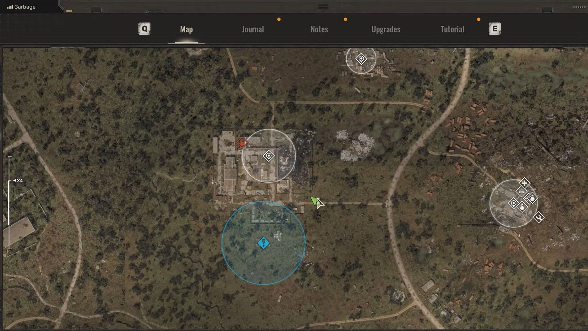 The optional location in the Garbage area of Stalker 2&#039;s map (Image via GSC Game World/ Youtube@ Gamerpillar)