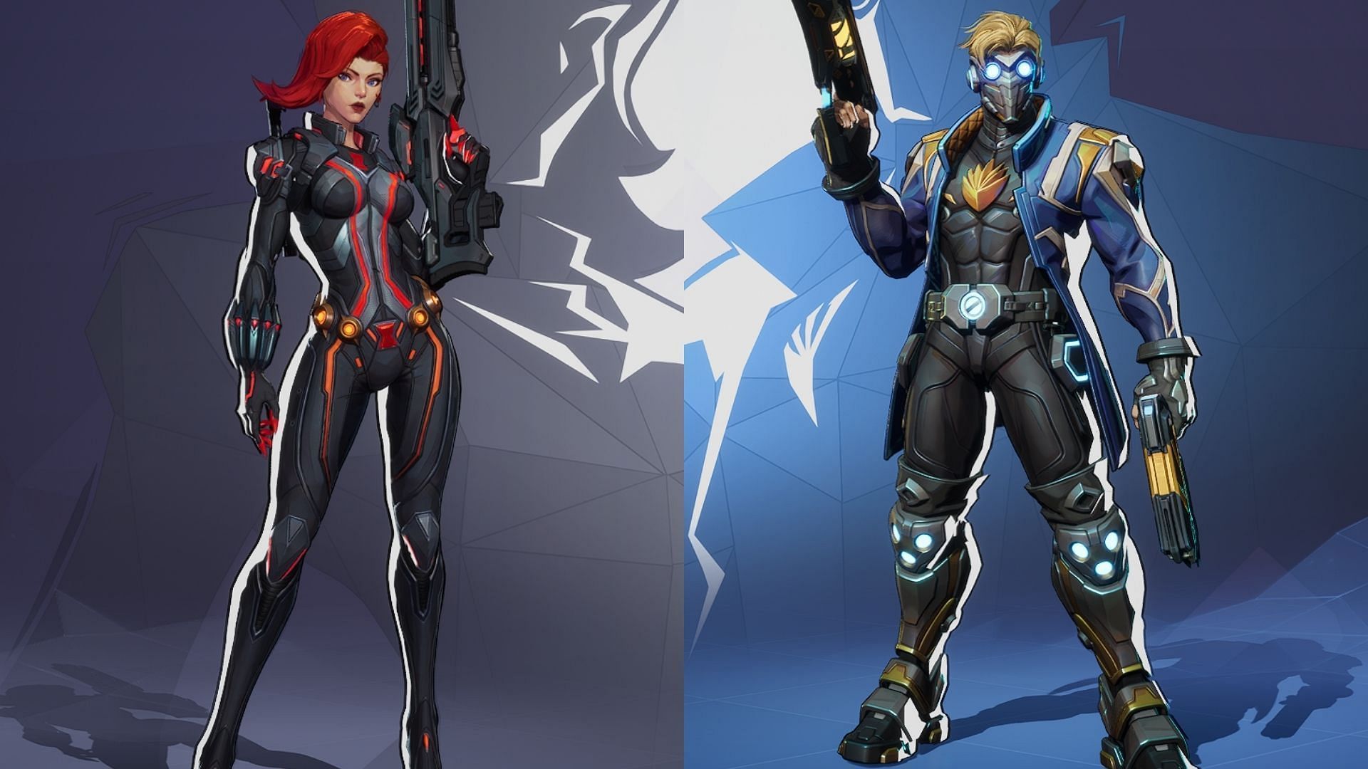 Black Widow and Star-Lord (Image via NetEase Games)