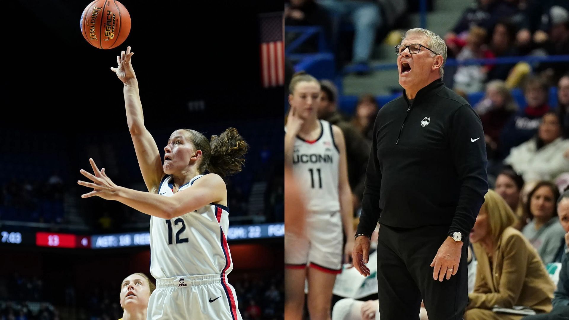 Ashlynn Shade and Geno Auriemma