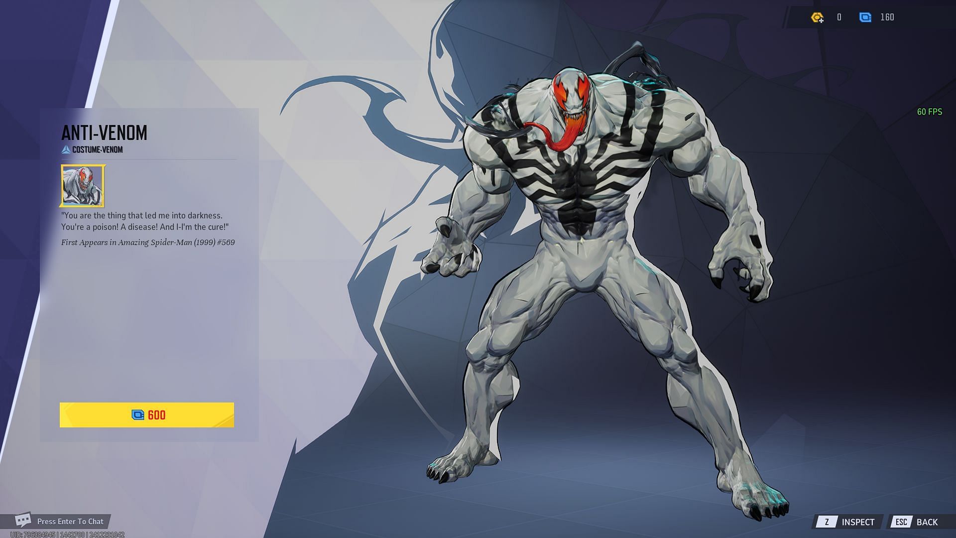 Anti-Venom from Amazing Spider-Man (1999) (Image via NetEase Games)