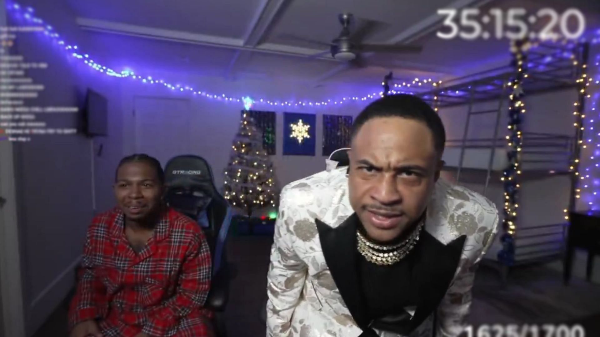 Orlando Brown goes off at Nick Cannon on Twitch stream (Image via @Scubaryan_/X)