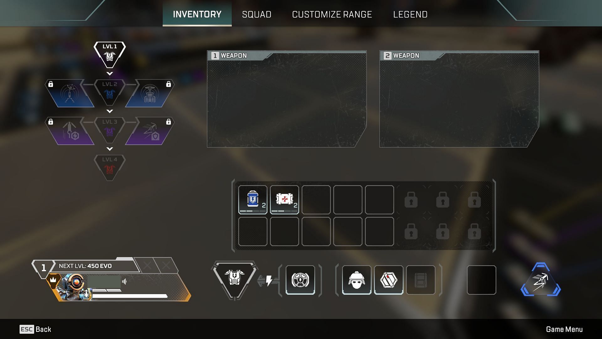 Players have to open inventory to check how many healing items they are carrying (Image via EA)