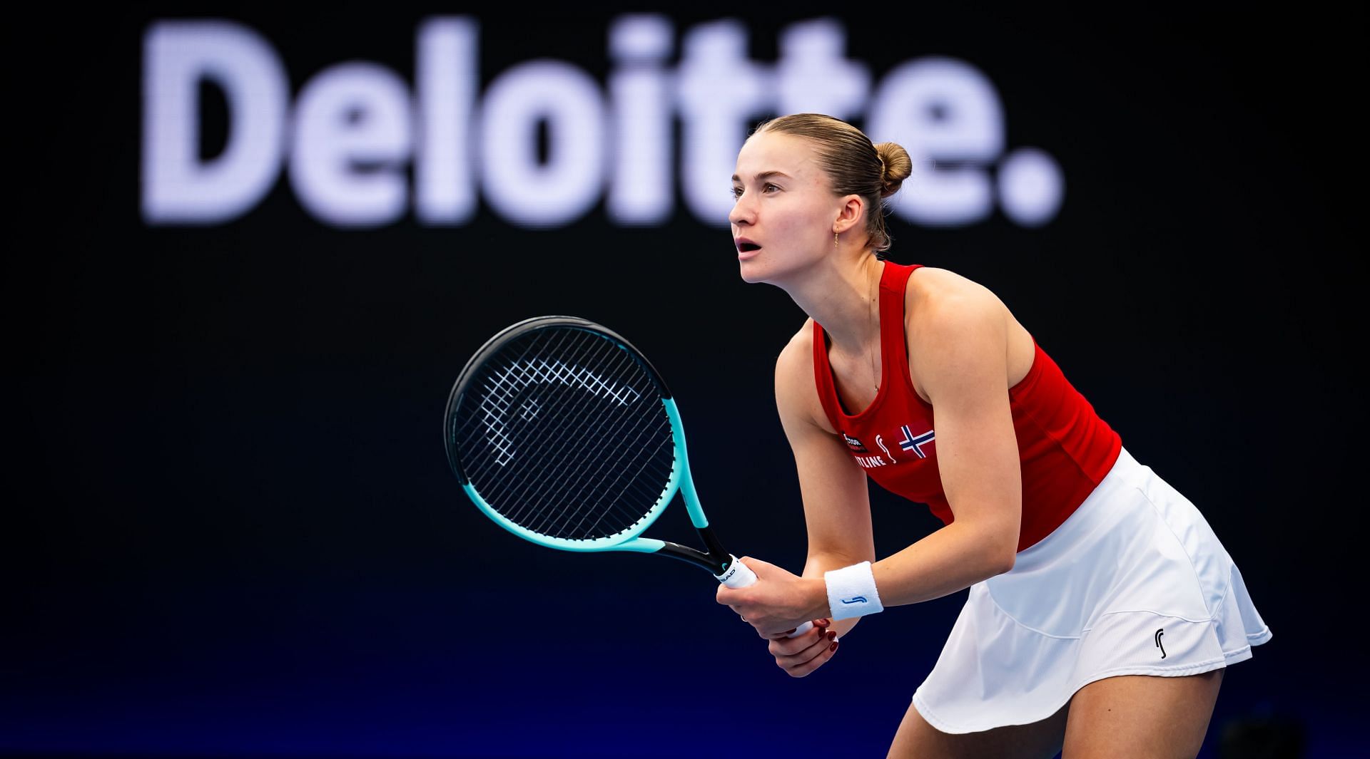 Helgo lost her opener to Karolina Muchova. (Source: Getty)