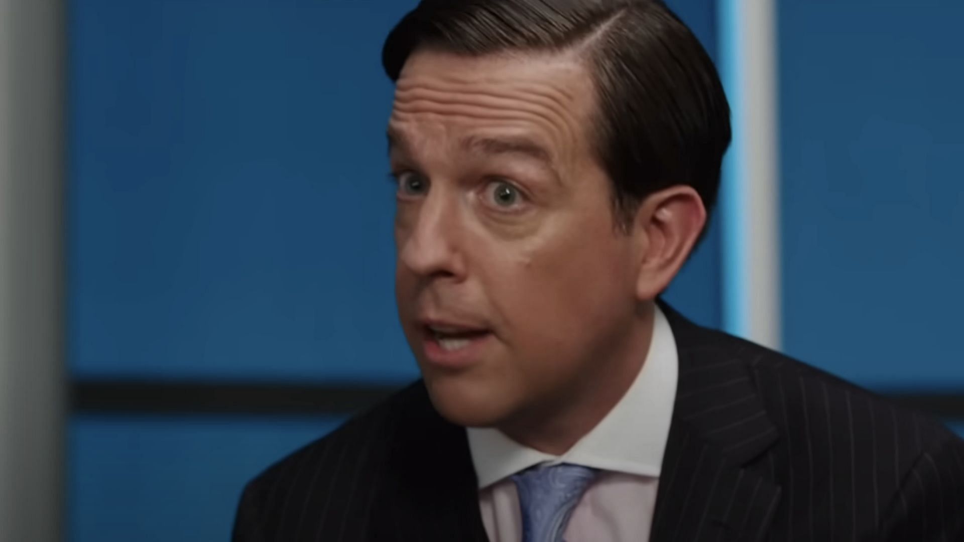 Ed Helms as Brad Gurdlinger (Image via Youtube / Warner Bros. Pictures)