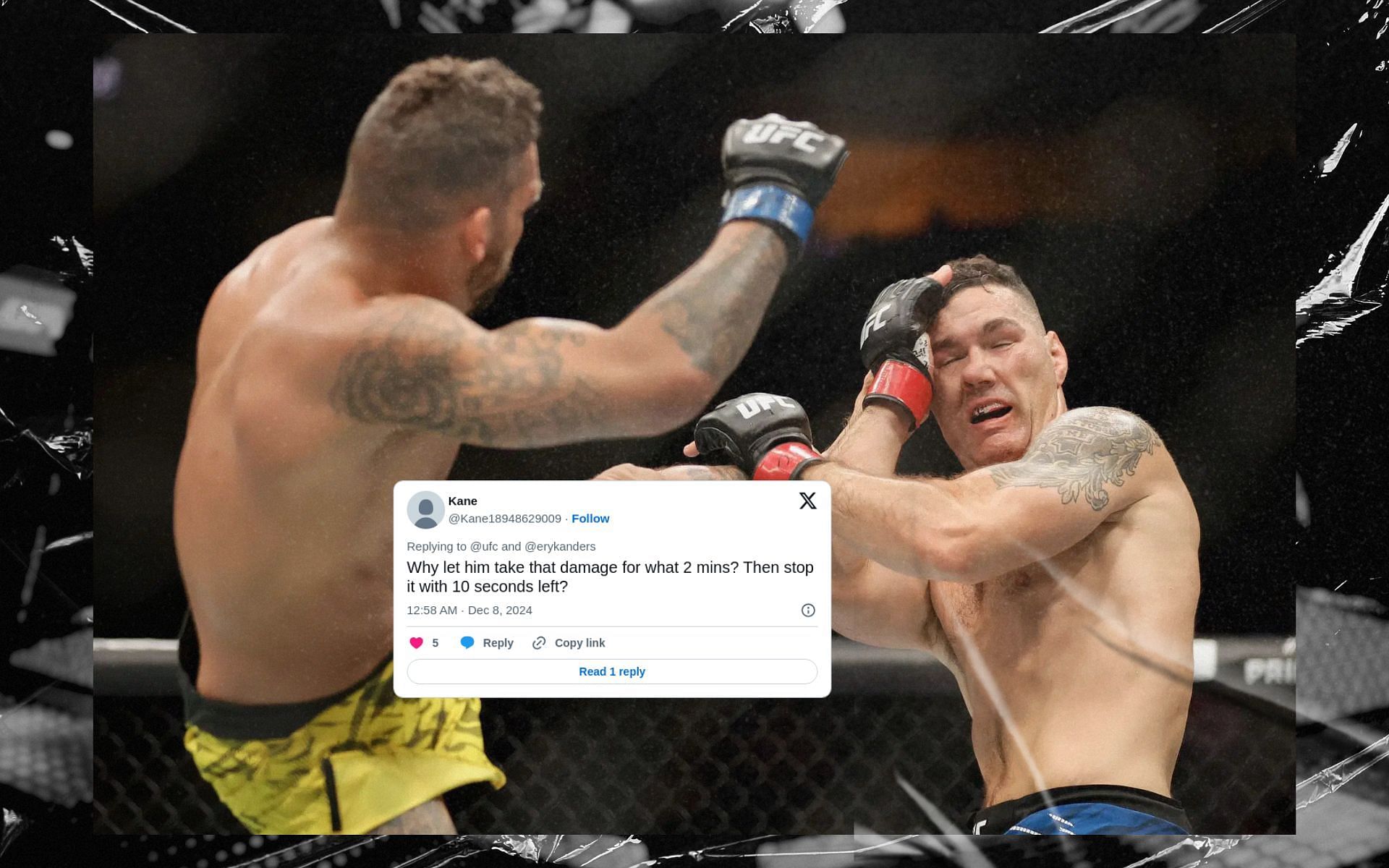 Fans react to Chris Weidman