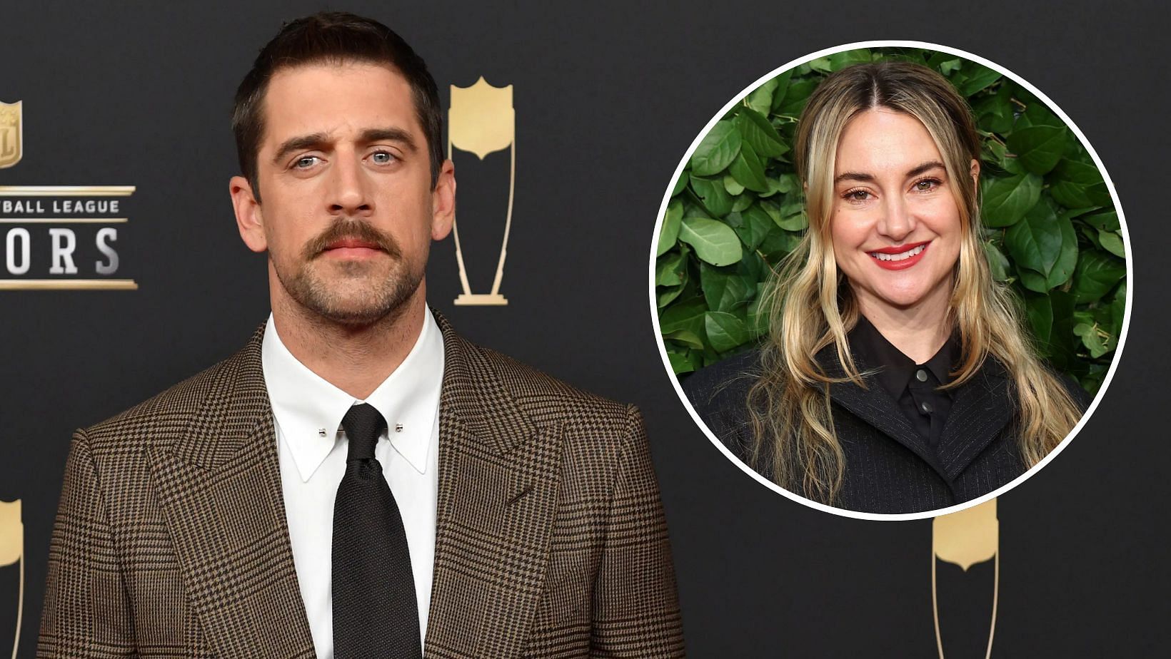 Aaron Rodgers&rsquo; ex-girlfriend Shailene Woodley opens up on traumatic battle with depression (Image Source: Imagn, Getty)