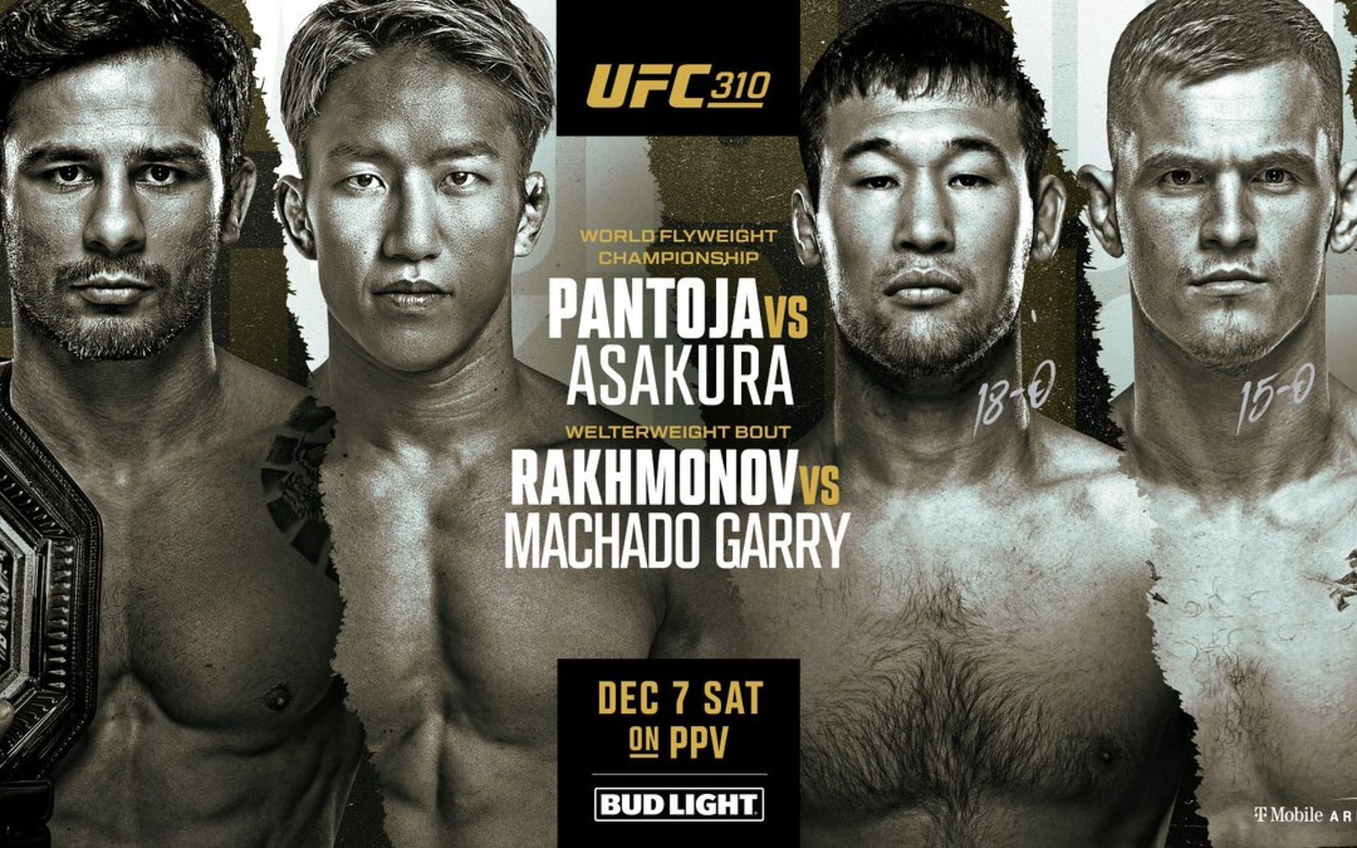 UFC 310: Alexandre Pantoja vs. Kai Asakura broadcasters and commentators team