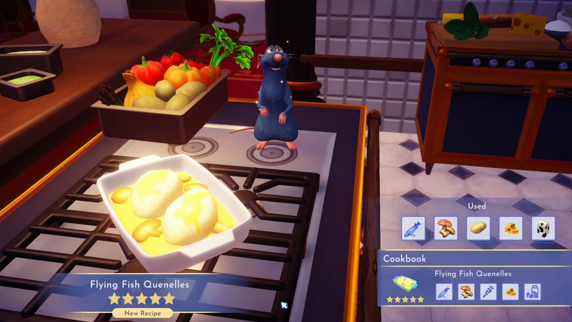 This dish requires five ingredients in total to make (Image via Gameloft)