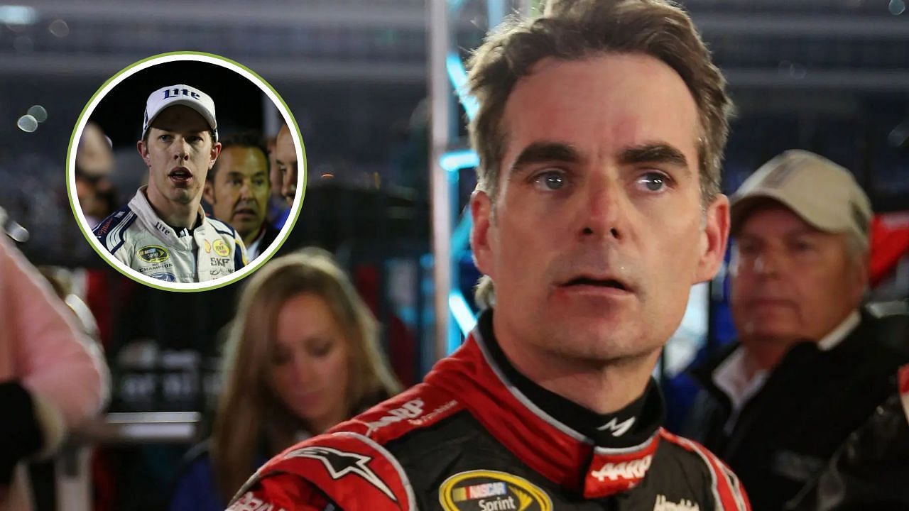 In Picture: Jeff Gordon (foreground) and Brad Keselowski (circle). Credit: Getty Images