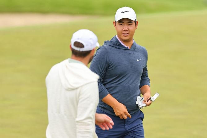 "He's up there": Tom Kim points to golf superstar as "best trash-talker" on tour