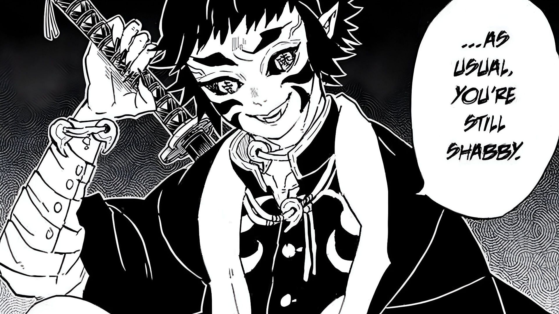 Kaigaku (demon) as seen in the manga (Image via Koyoharu Gotouge/Shueisha)